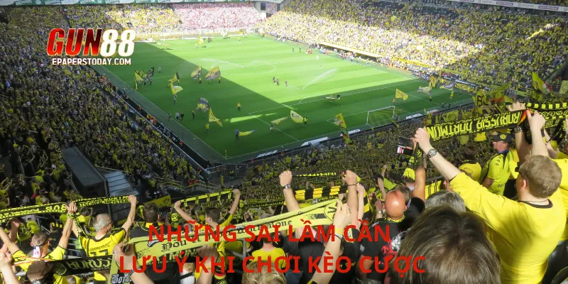 Những sai lầm cần lưu ý khi chơi kèo cược